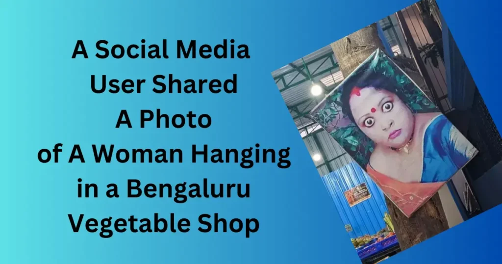 Shocking Photo Emerges Woman Hanging in Bengaluru Shop