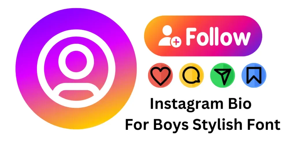 instagram bio for boys stylish font